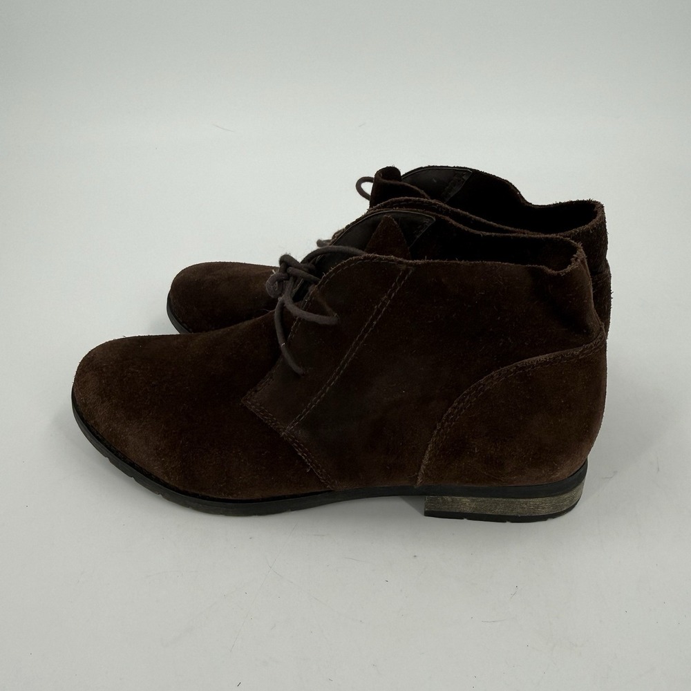 Björndal Women's 8 Brown Suede Chukka Boots Lace Up Ankle Desert Comfort Shoes